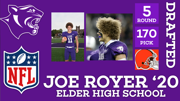 Joe Royer '20 drafted by Cleveland Browns in NFL Draft!